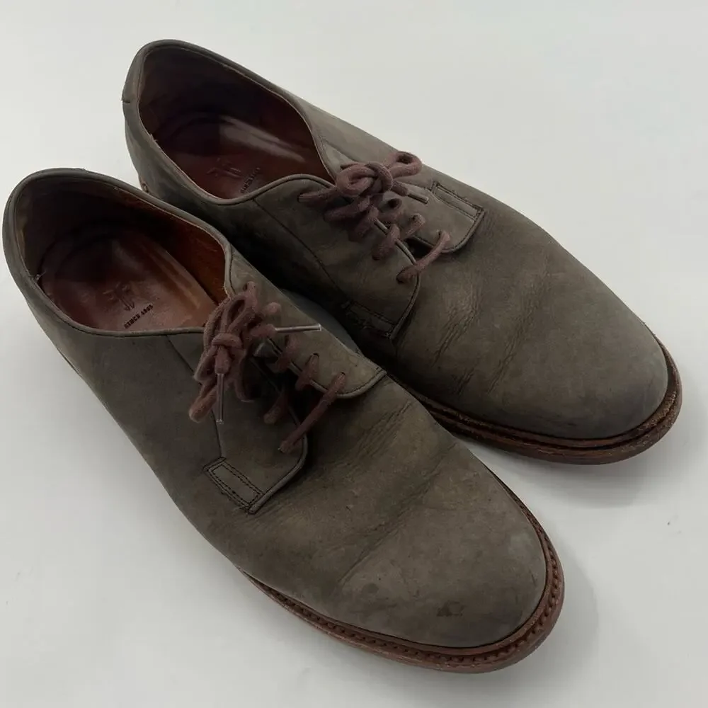 The Frye Company Men’s Jones Oxford Shoes Gray Ash